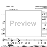 Bei dir sind meine Gedanken Op.95 No. 2