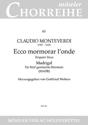 Hark, the waves murmurs - Choral Score