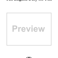 The English Duty for Fife