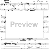 "Zum reinen Wasser er mich weist", Aria, No. 2 from Cantata No. 112: "Der Herr ist mein getreuer Hirt" - Piano Score