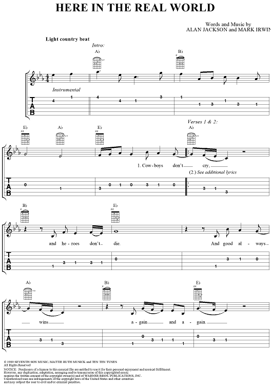 Here In The Real World