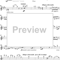 Trio in A Minor for violin, violoncello and piano - Violin