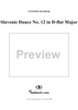Slavonic Dance No. 12 in D-flat Major, Op. 72, No. 4