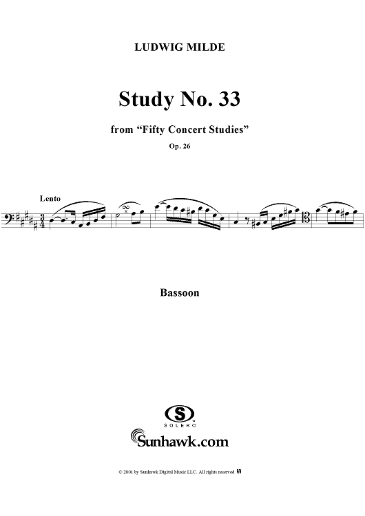 Concert Study No. 33