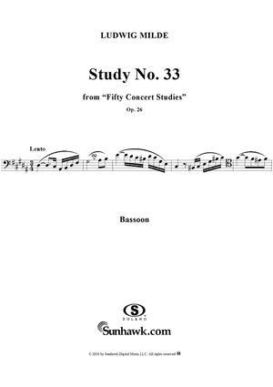 Concert Study No. 33