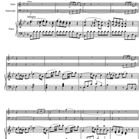 Piano Trio No. 3 Bb Major KV502 - Score