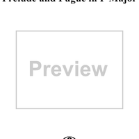Prelude and Fugue in F Major
