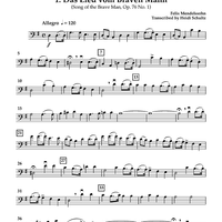Mendelssohn Songs: Volume 2 for Cello Quartet - Cello 2