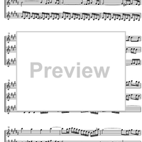 Three Part Sinfonia No.12 BWV 798 A Major - Score