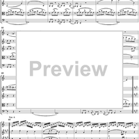 Clarinet Quintet in A Major, K581 - Full Score