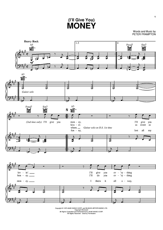 (I'll Give You) Money