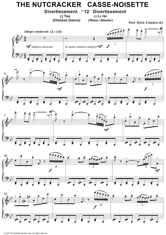 The Nutcracker. Scene No. 12C. Divertissement. Tea (Chinese Dance)