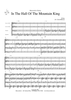 In the Hall of the Mountain King - Score