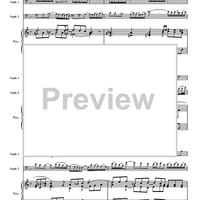 Trio Sonata I, BWV 1039 - Piano Score