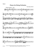Dance for String Orchestra - Violin 1