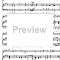 Alla Siciliana E Major - Score