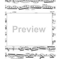 Sonata for Cello and Piano, Left Hand (Les Adieux) - Cello