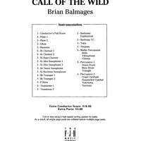 Call of the Wild - Score Cover