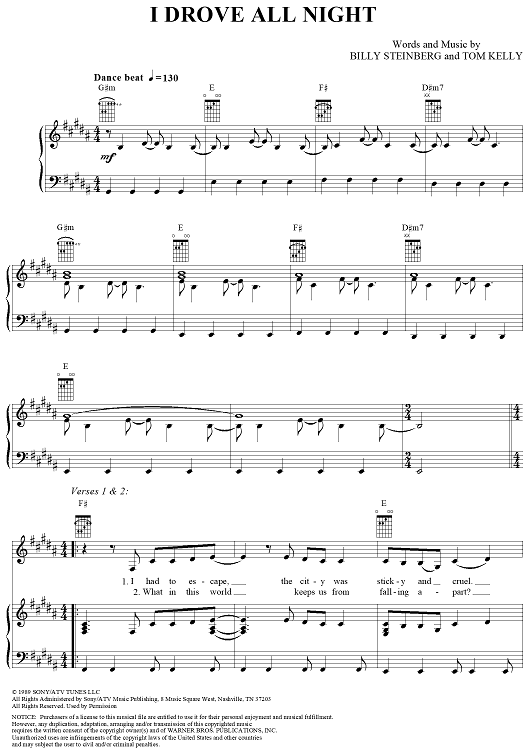 I Drove All Night