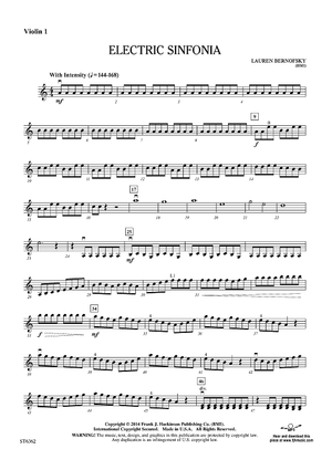 Electric Sinfonia - Violin 1 Electric Sinfonia - Violin 1