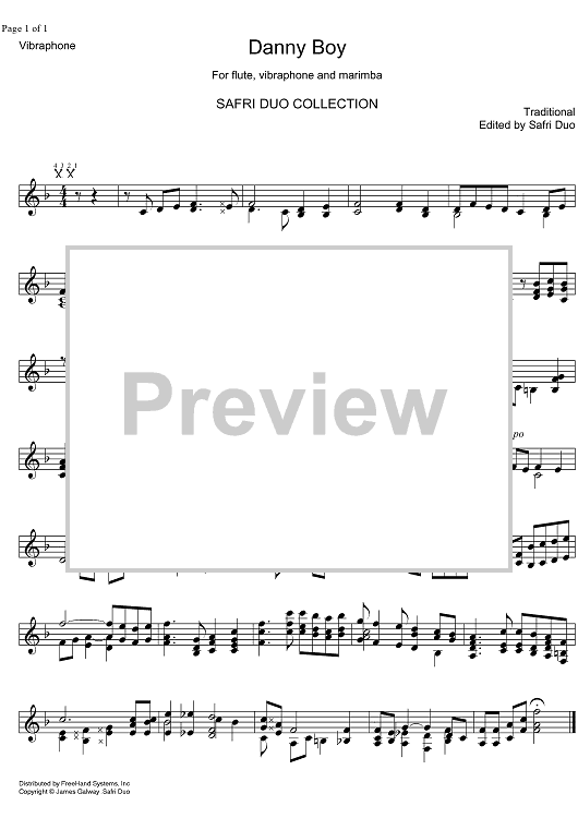 Danny Boy - Vibraphone