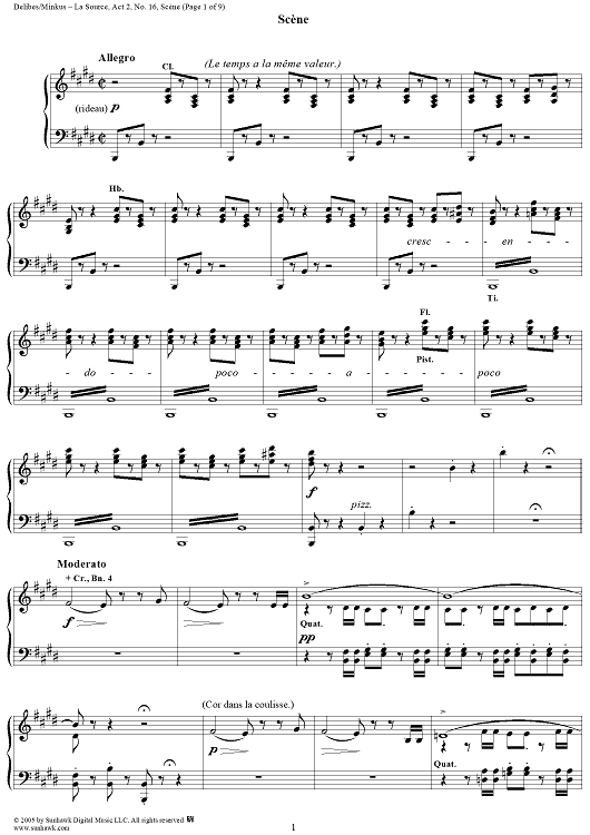 La Source, Act 2, No. 16: Scène