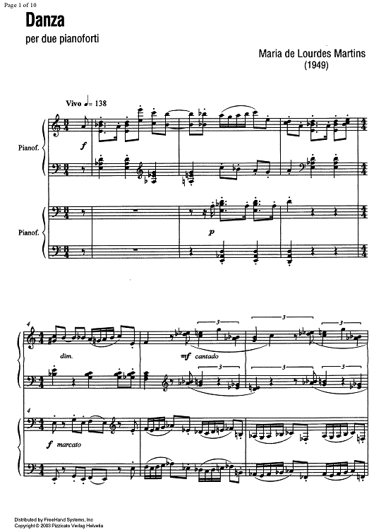 Danza - Piano 1