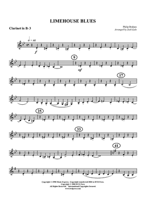 Limehouse Blues - Clarinet 3 in B-flat (op. Alto Cl.)