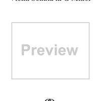 Violin Sonata in G minor, Op. 1, No. 10