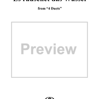 Es Rauschet Das Wasser