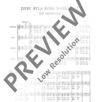 Six Moravian Songs - Choral Score