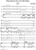 Piano Quartet No. 2 in E-flat Major, Op. 87, Movt. 1 - Score