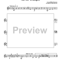 Air for Trumpet - Trumpet 2 in Bb