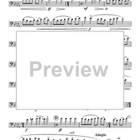 Two Selections from "All-Night Vigil," Op. 37 - Trombone 1