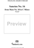 Sanctus - No. 16 from Mass no. 18 in C minor ("Great")   - K427 (K417a)