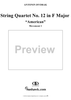 String Quartet No. 12 in F Major, Op. 96 - Movement 1