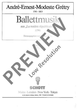 Ballet Music - Score