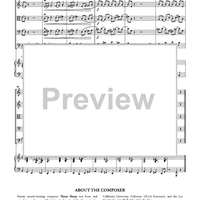 Bear Creek Bebop for String Orchestra - Score