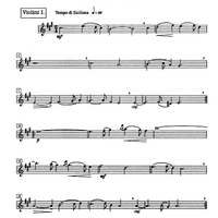 Verre a Tindari Op.92 - Violin 1