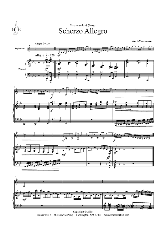 Scherzo Allegro - Piano Score