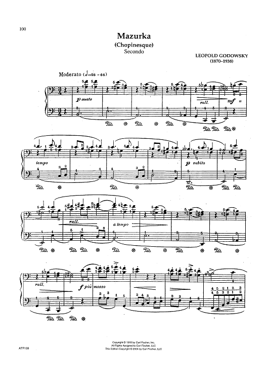 Mazurka (Chopinesque) - from Seven Modern Dances