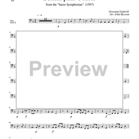 Sonata pian' e forte - from the "Sacre Symphoniae" (1597) - Tuba Choir II