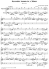 Recorder Sonata in A minor, Op. 1, No. 4