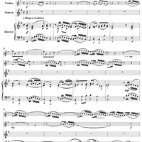 "Gelobet sei der Herr, mein Gott", Aria, No. 3 from Cantata No. 129: "Gelobet sei der Herr, mein Gott" - Piano Score