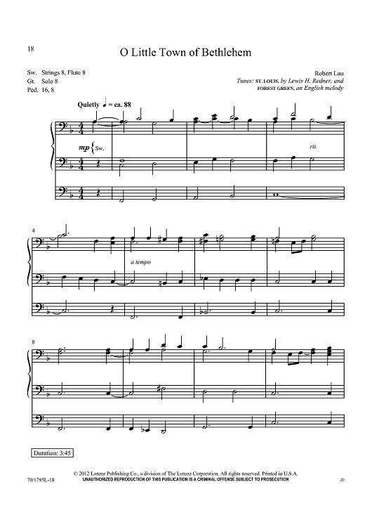 O Little Town of Bethlehem