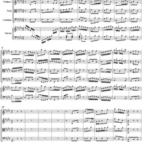 Clavier Concerto No. 2 in E Major, Movement 3 - Score