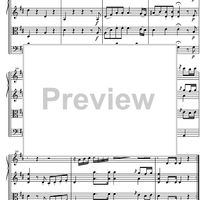 Quartet D Major KV285 - Score