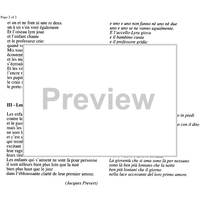 3 Historiettes (Dejeuner du matin, Page d'ecriture, Les enfants) - Lyrics