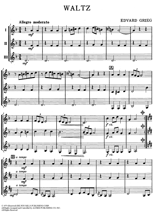 Waltz - Horn in F