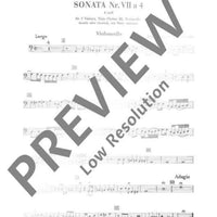 Sonata No. 7 D minor a 4  - Violoncello